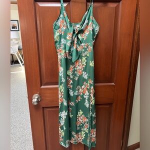 Floral Wedding Guest MIDI Dress - Size M